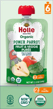 Load image into Gallery viewer, Holle Baby Food Pouches - Organic Fruit &amp; Veggie Puree - Power Parrot
